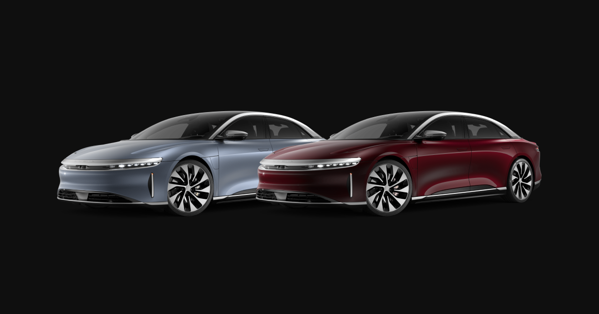 Modelle Vergleichen Lucid Motors