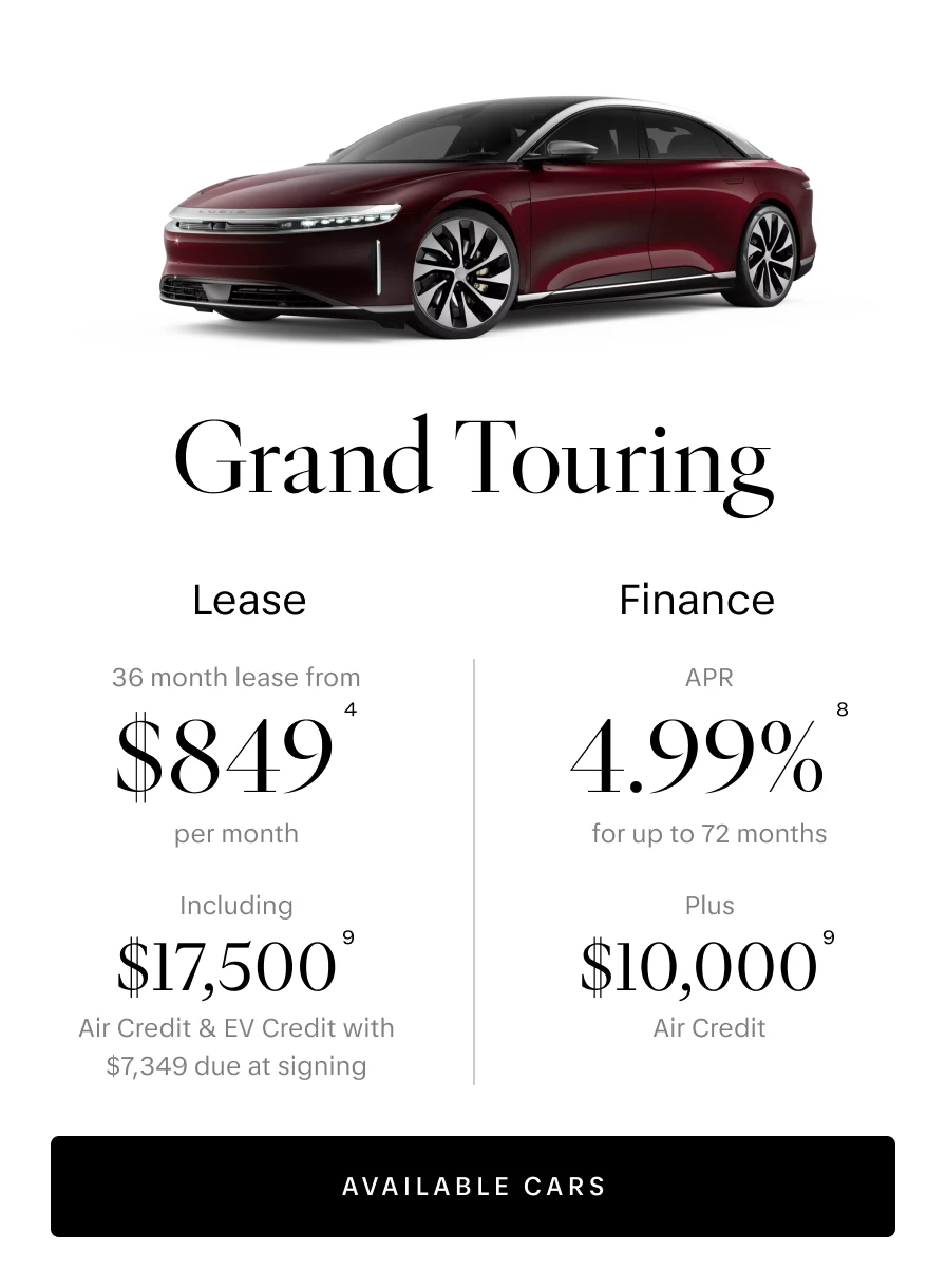 2024 Lucid Air Grand Touring Offer