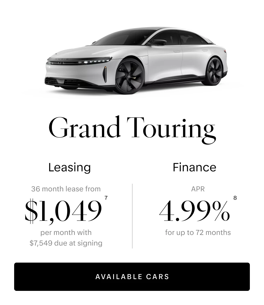 2025 Lucid Air Grand Touring Offer