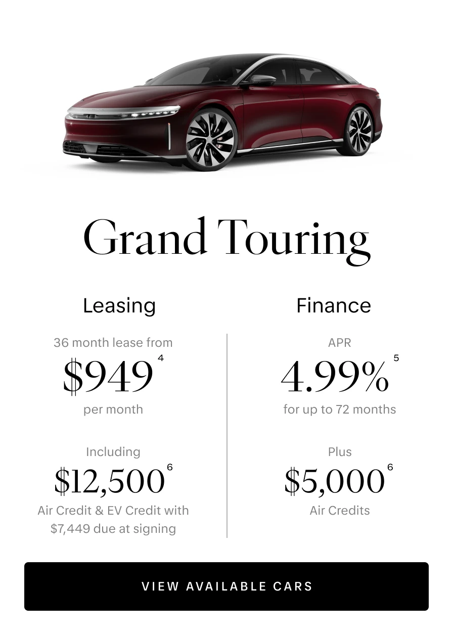 2025 Lucid Air Grand Touring Offer