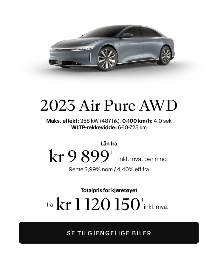 2023 Lucid Air Pure