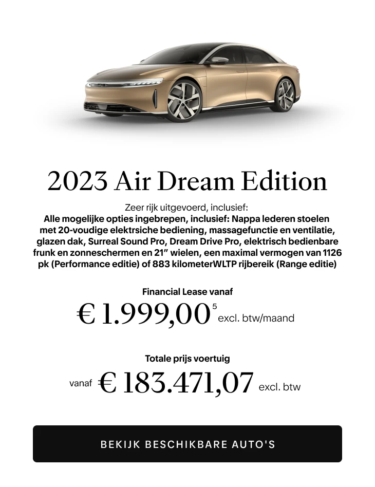 2023 Lucid Air Dream Edition