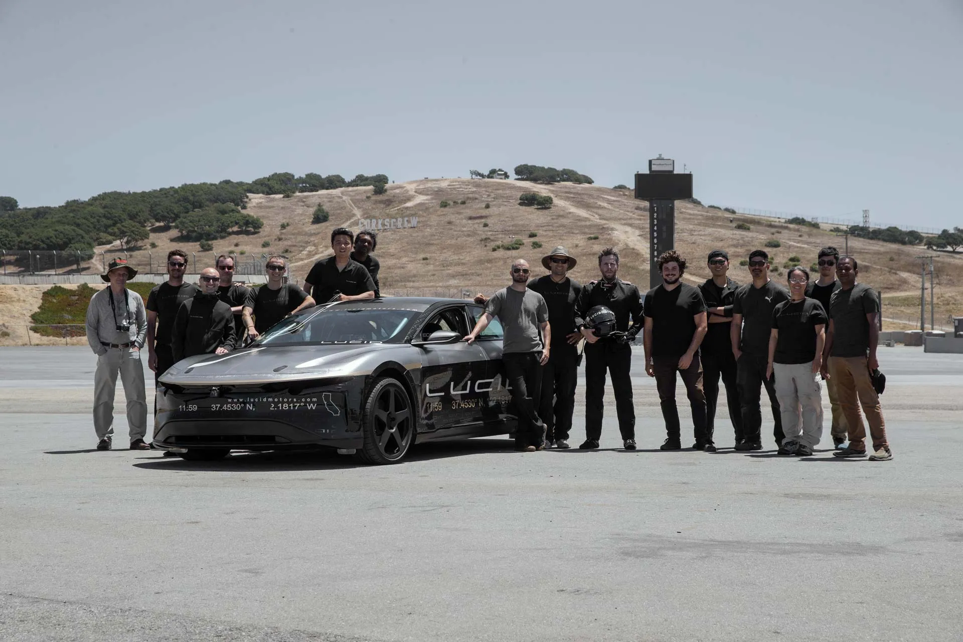  Lucid Air Sets Laguna Seca Lap Time