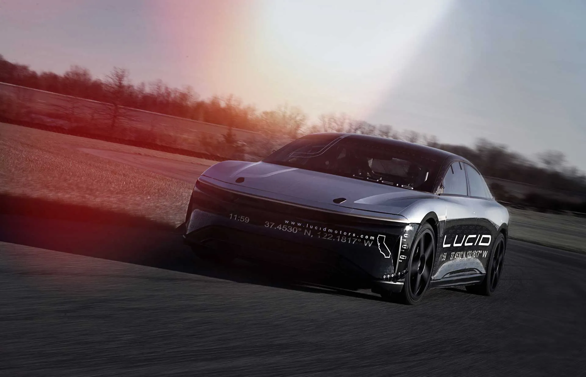 Lucid Air Alpha Speed Car