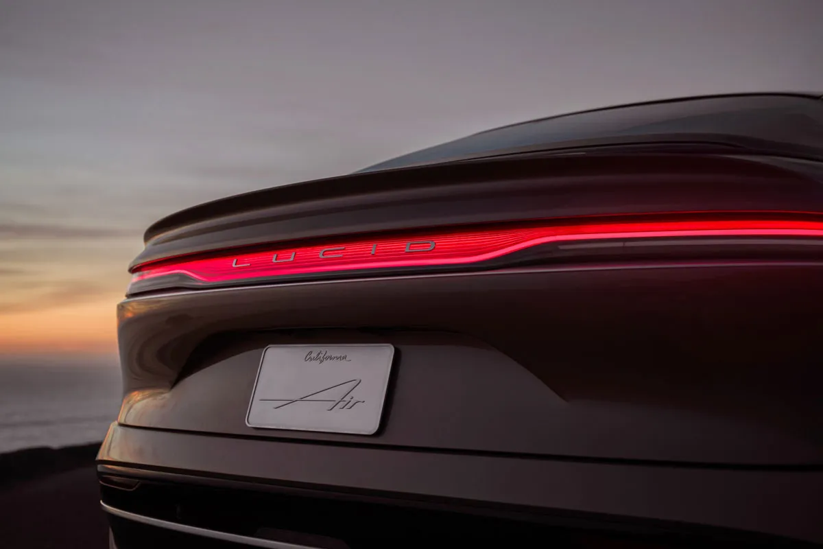 Lucid Air taillight