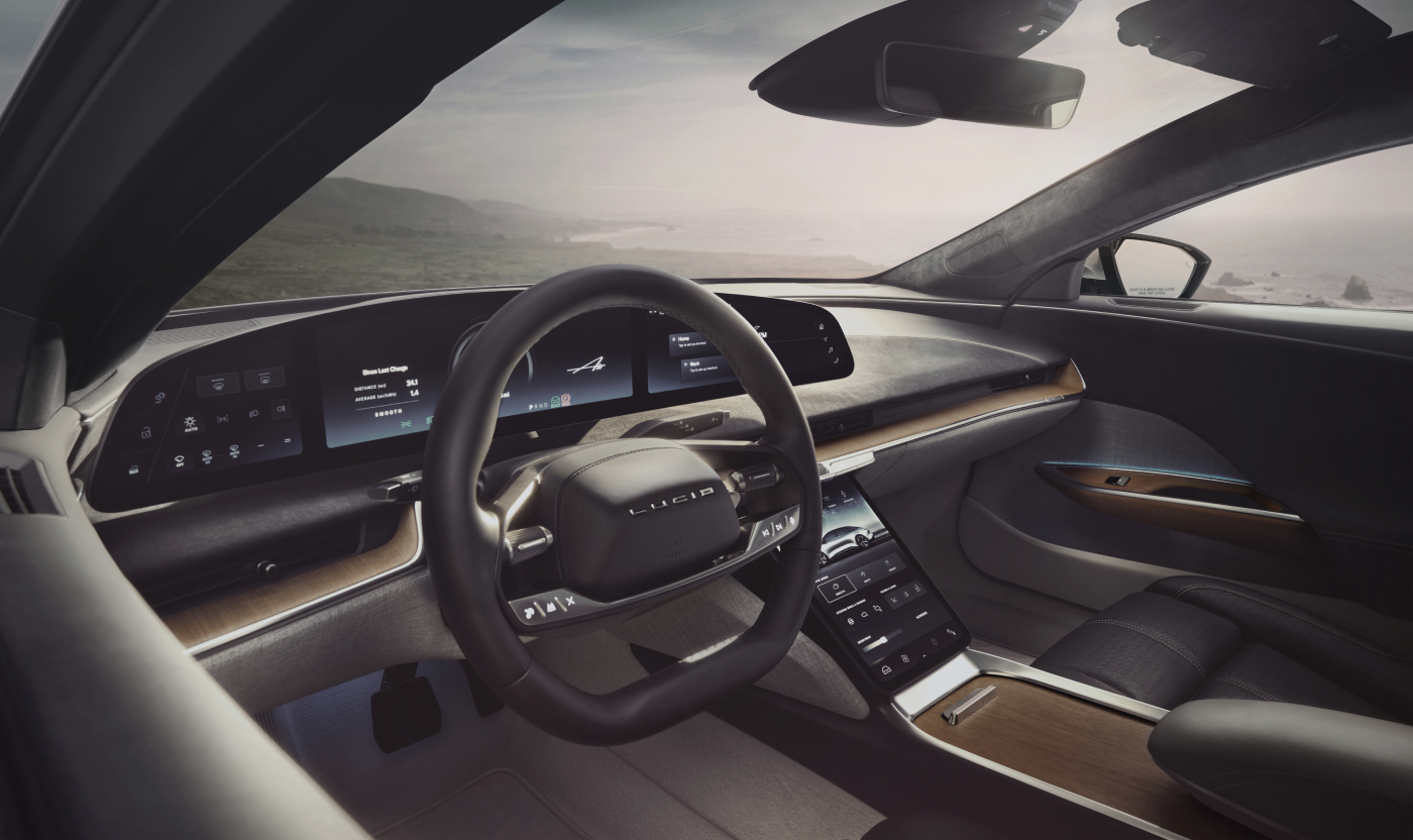 Lucid Air Grand Touring interior