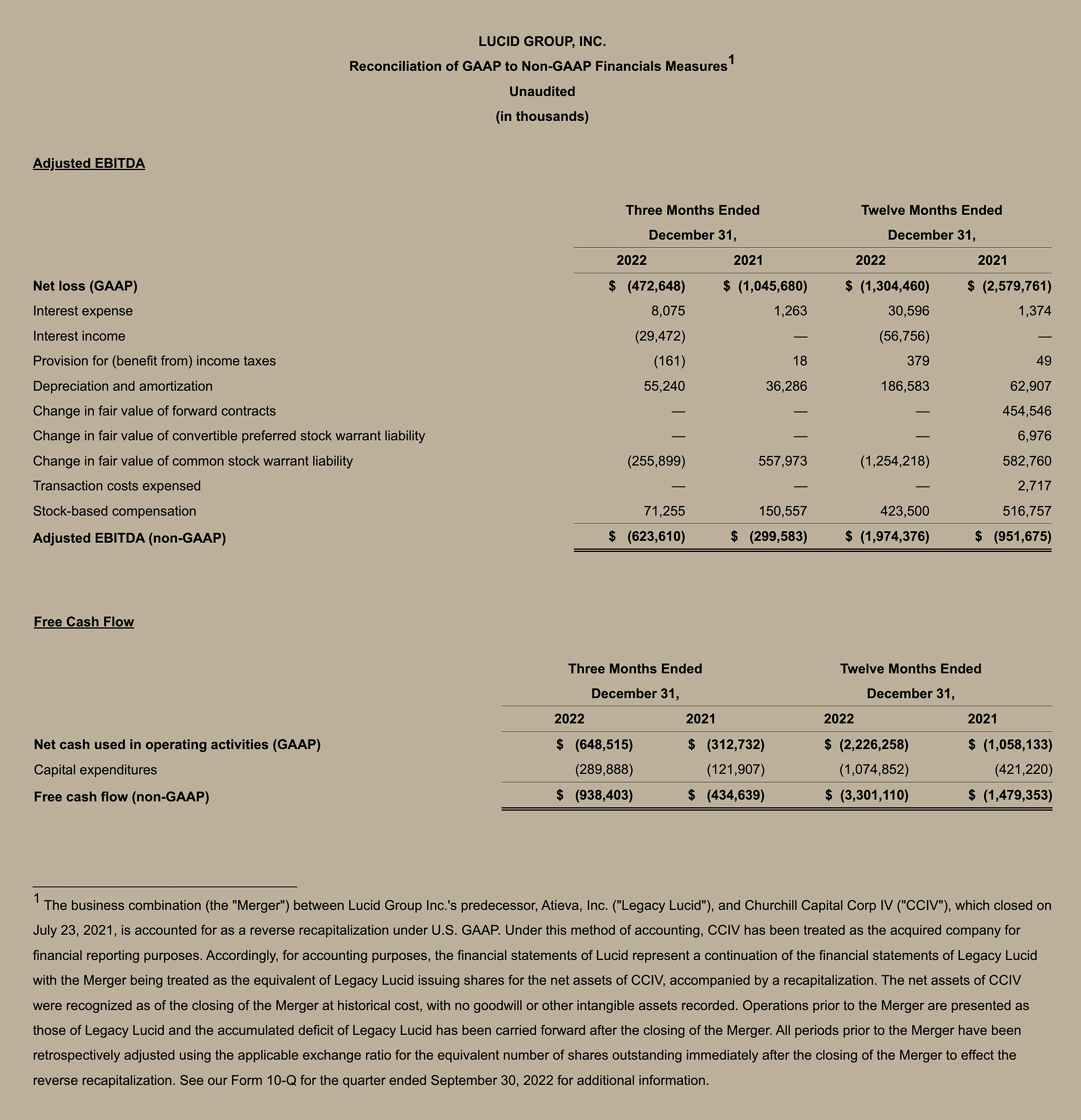 Lucid Earnings Chart